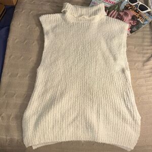 Zara Ribbed Turtleneck Vest - Small